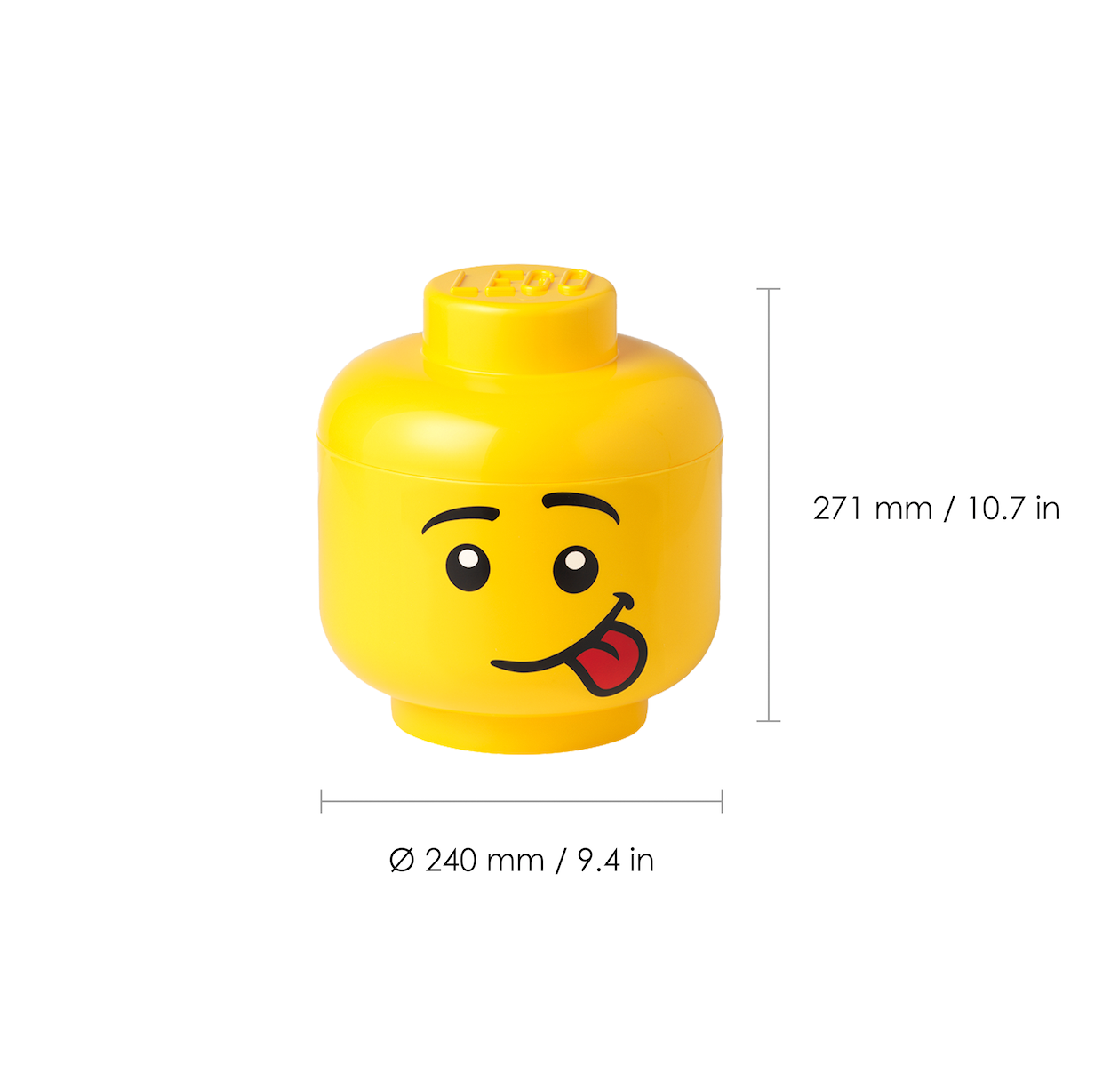 Lego Storage Head S Stackable & Fits Lego Storage Bricks For More Storage Fun