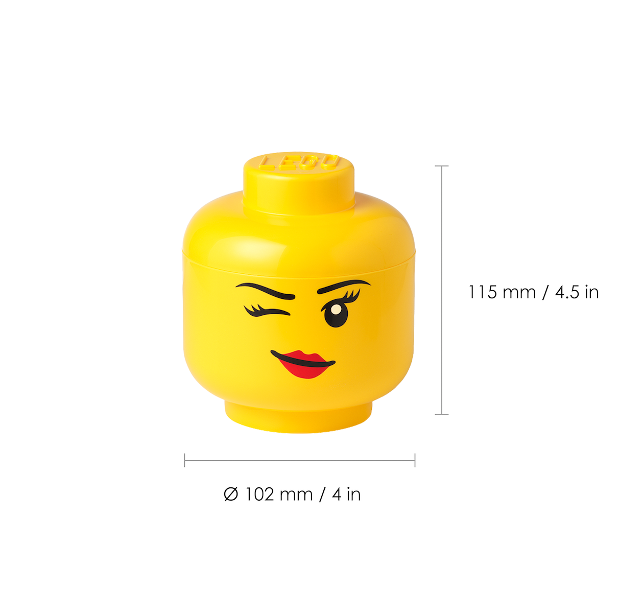 LEGO® Storage Head - Winking - ROOM COPENHAGEN