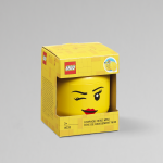 Room Copenhagen Contenitore Lego Storage Head, L, Winky