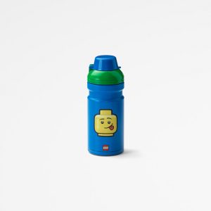 Lego drinking bottle, plastic, food, lunch, children, fun, green, boy