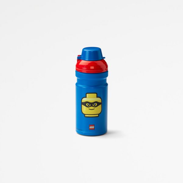 Lego drinking bottle iconic, drinking, collection, lunch, toddler, kid, blue, fun, joy,