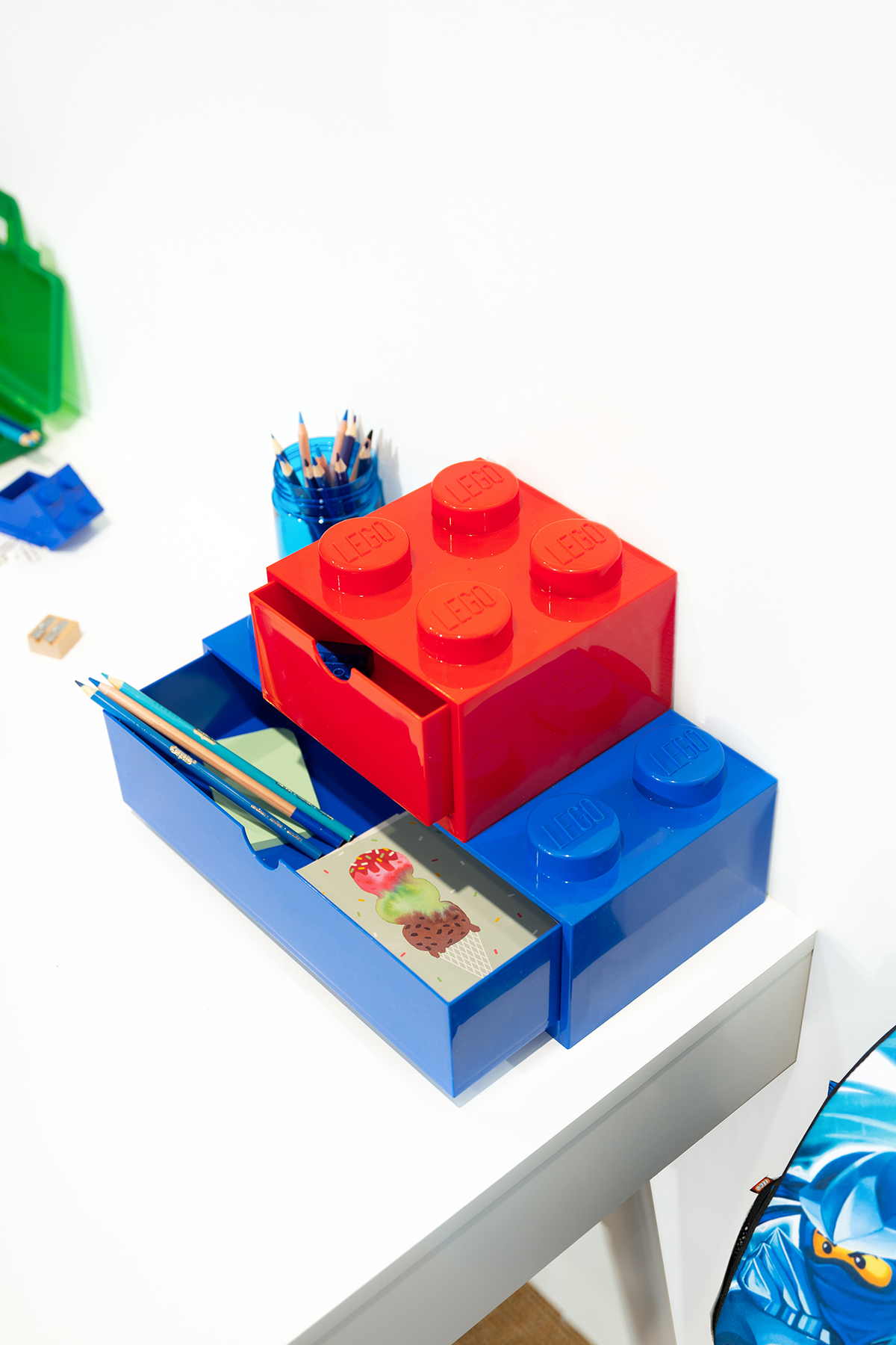 Room Copenhagen 2019, Toy NEUF Lego Desk Drawer 8 Grey 